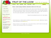 Internetový obchod Fruit of the Loom