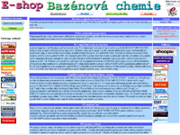 Internetový obchod Bazénová chemie