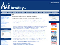 Internetov obchod aaaHraky.cz - hraky, korky, autosedaky