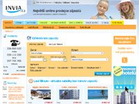Internetový obchod Invia.cz - last minute zájezdy