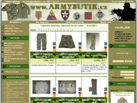 Internetov obchod Armybutik