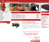 Internetový obchod  E-shop se čtyřkolkami