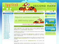 Internetový obchod Tygříček - dětský second hand