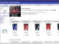 Internetový obchod Bizon sport - prodej fitness oblečení 