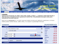 Internetový obchod Kralovna-Letenky.cz - LETENKY ONLINE