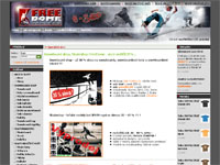 Internetový obchod Freedome skateshop, snowboard shop