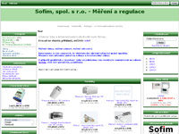 Internetový obchod Sofim, spol. s r.o. - měření a regulace