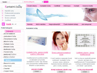 Internetový obchod Kontaktní čočky